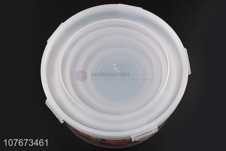Wholesale 5 Pieces Round Food Storage Container Preservation Box Set