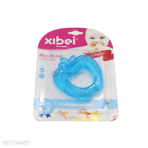 Factory price apple shape <em>baby</em> <em>teether</em> food grade <em>baby</em> teething toy