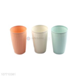 New design imitation woven pattern household toiletries tooth cylinder