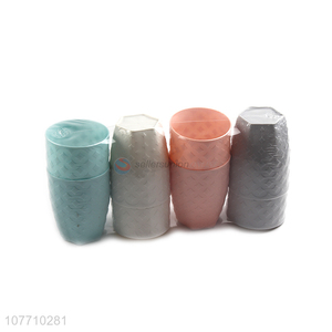 Hot selling household multi-color mouthwash and brushing cup set