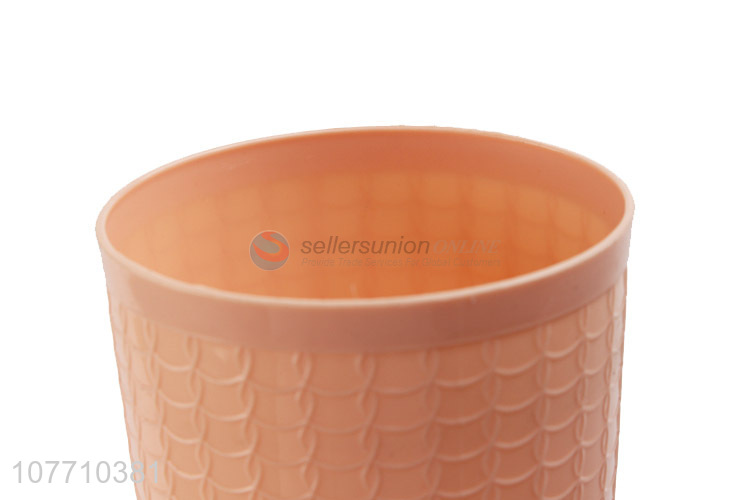 New design imitation woven pattern household toiletries tooth cylinder