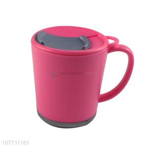 New product food grade plastic water cup with leakproof lid