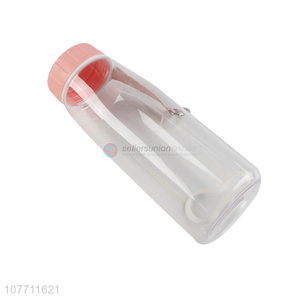Good sale unbreakable plastic water bottle outdoor sport bottle with handle