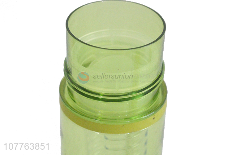 Hot products portable plastic water bottle with long infuser