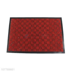 High quality waterproof checked pattern pvc floor mat carpet