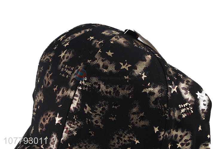 Unique Design Hot Stamping Cotton Baseball Cap Leisure Hat Sunhat