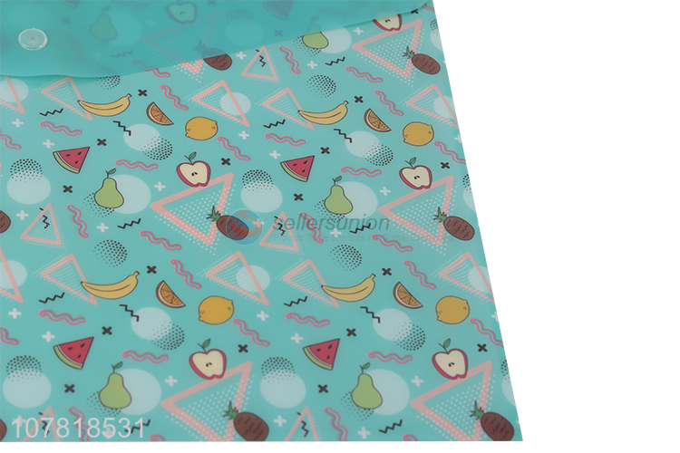 Wholesale cartoon fruit printing stationery bag office kit