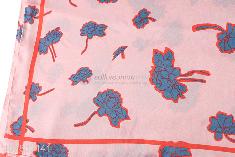 New arrival luxury women printing silk scarf