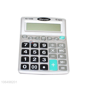 Hot selling 12 digits electronic <em>calculator</em> solar <em>calculator</em> wholesale