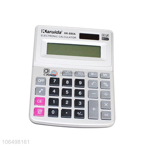 Online wholesale 8 digits dual power electronic solar <em>calculator</em> for examination