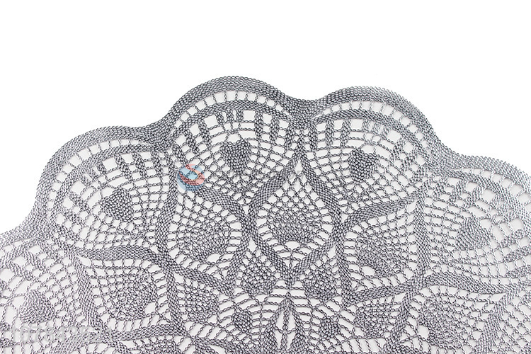 Good quality silver bowl mat home dining table insulate placemet