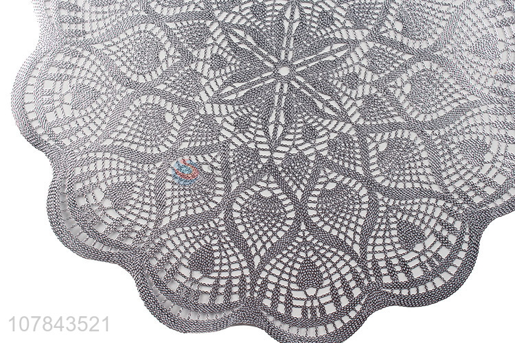 Good quality silver bowl mat home dining table insulate placemet