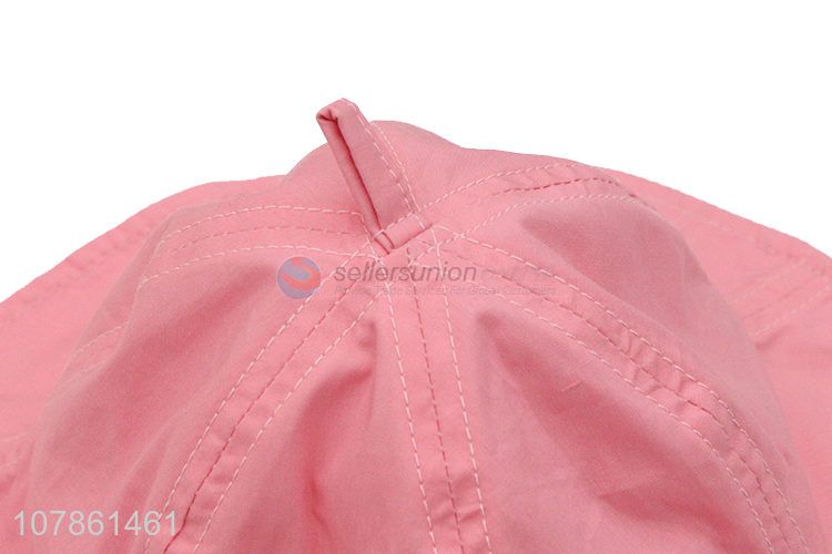 China factory  pink fashion outdoor fisherman hat for children