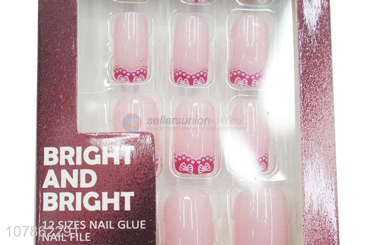Professional Nail Art Full Cover Artificial Nail Tips Set