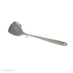 China export silver long handle stainless steel cooking shovel
