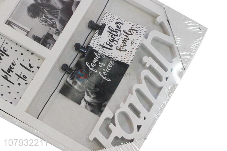 Creative design plastic family combination photo frame for sale