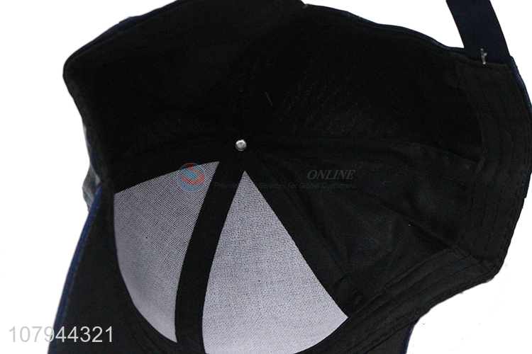 Factory price decorative polyester fashion peaked cap baseball hat for sale