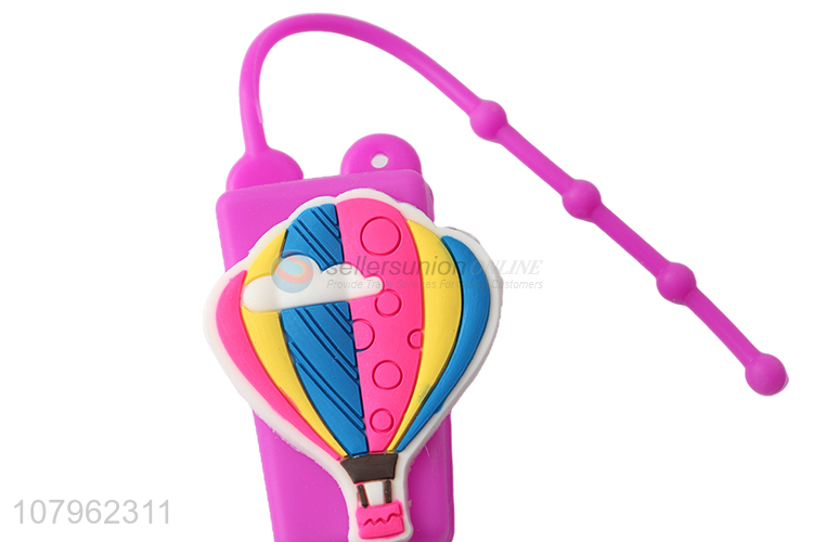 China factory cute 30ml travel pocketable cartoon hand sanitizer bottle