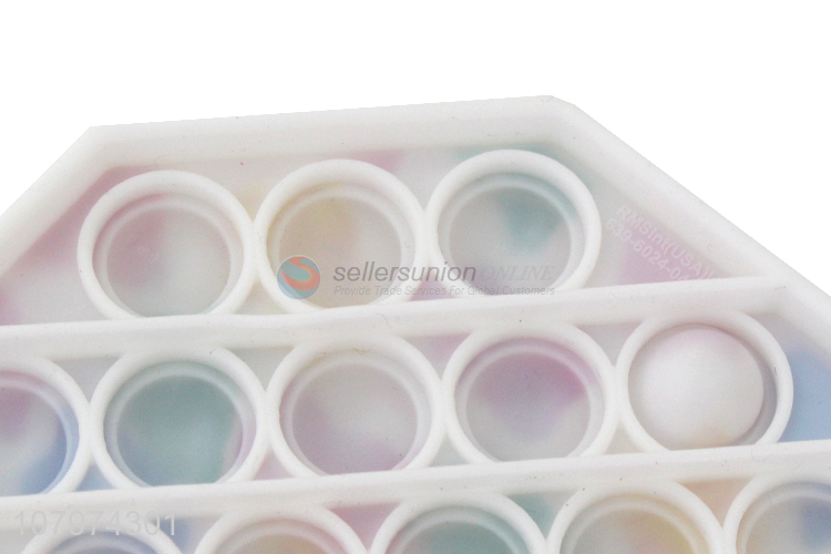 Best Quality Silicone Octagonal Push Pop Bubble Fidget Sensory Toy