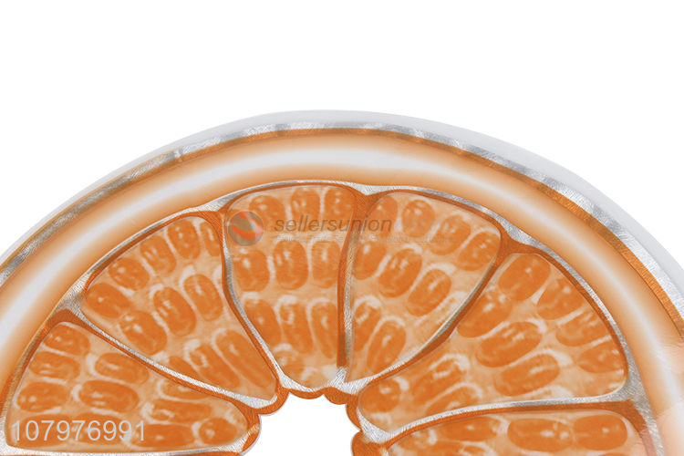 Fashion Style Orange Cross Section PVC Placemat Wholesale