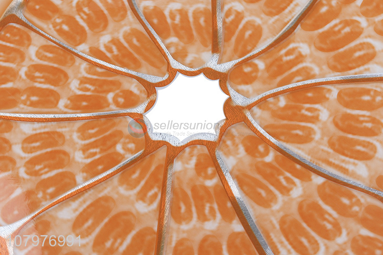 Fashion Style Orange Cross Section PVC Placemat Wholesale
