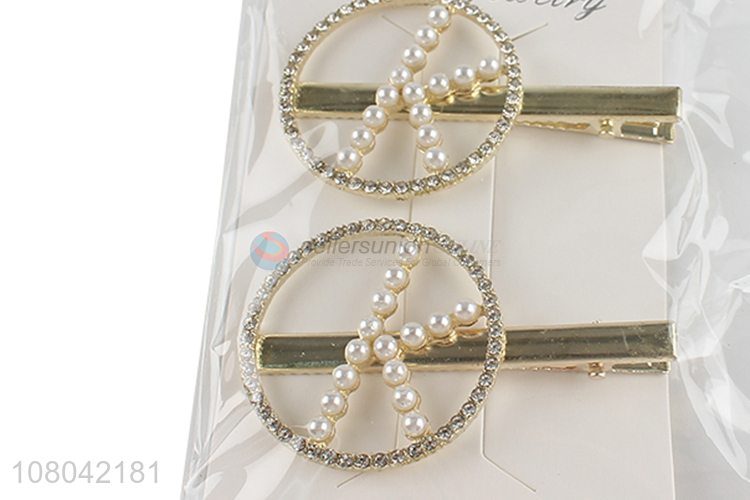 Most popular alloy fashion girls hair accessories hairpin