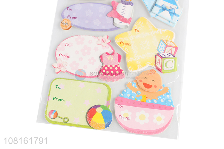 China factory creative paper window stickers for household