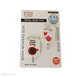 China products household bathroom towel sucker hooks for sale