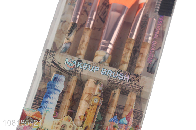 Latest 5 Pieces Eyeshadow Brush Eyebrow Brush Makeup Brush Set