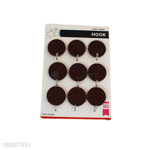 Hot products round kitchen bathroom sticky hooks for hanger