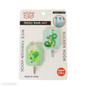 Online wholesale nail free wall hanging hooks plastic sticky hooks