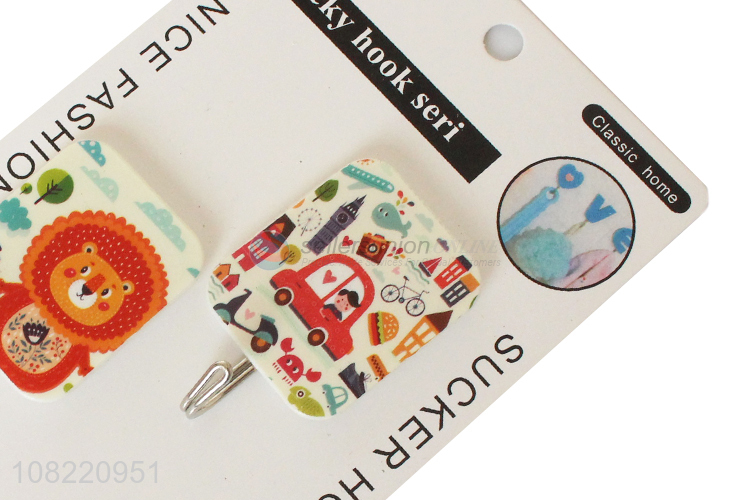 High quality kitchen utensils hanging hooks plastic sticky hooks