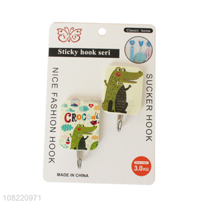 Recent design bathroom kitchen toilet sticky hooks cartoon hooks