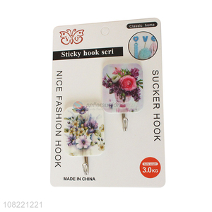 Hot selling decorative delicate wall hanging hooks sticky hooks