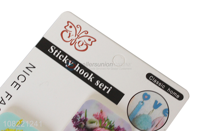 China imports floral print sticky hooks utility hooks for hanging