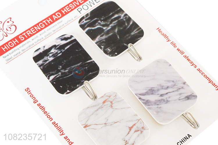 Good Price 4 Pieces Adhesive Hook Modern Sticky Wall Hooks