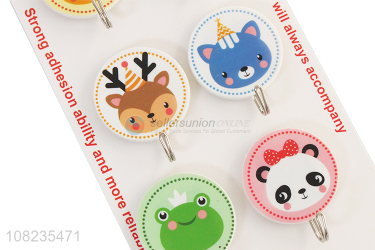 Best Quality 6 Pieces Self Adhesive Hooks Sticky Hooks Set