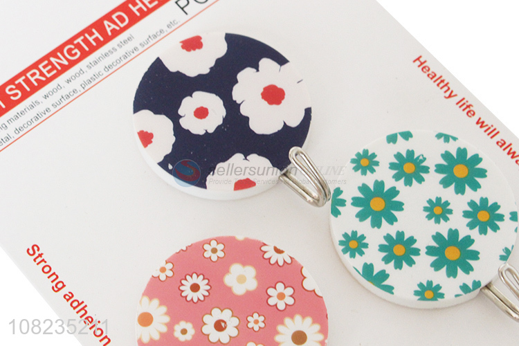 Good Sale 3 Pieces Round Sticky Hooks Multipurpose Hooks Set