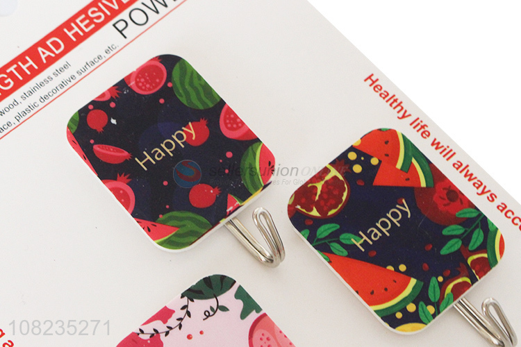 Best Sale 3 Pieces Self Adhesive Hook Cheap Sticky Hooks Set