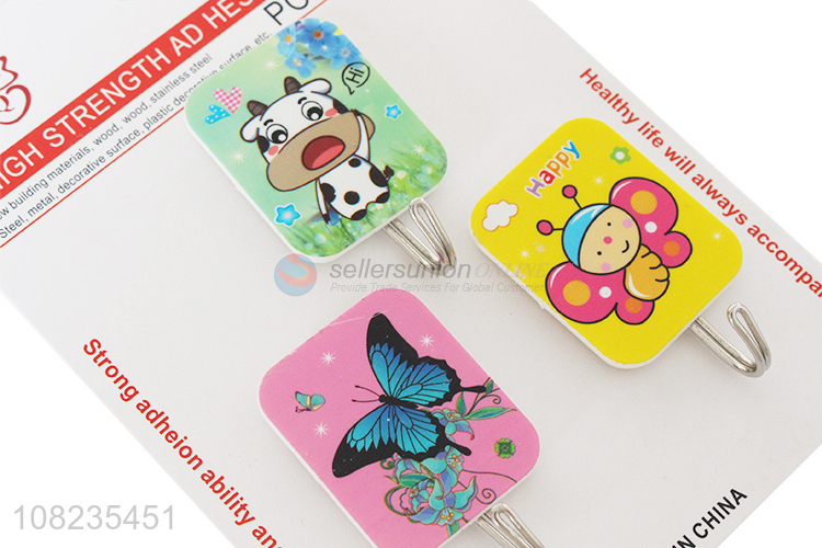 Wholesale 3 Pieces Sticky Hooks Multipurpose Hook Set