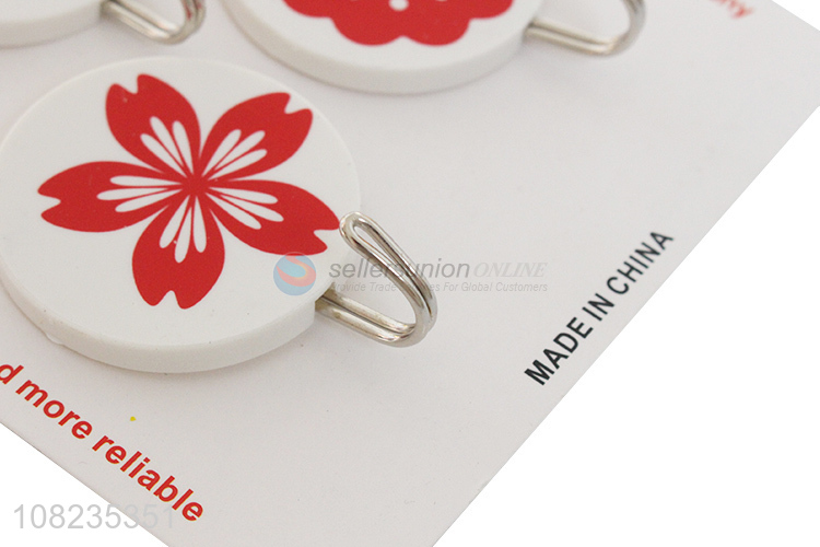 Best Quality 3 Pieces Round Adhesive Hook Fashion Wall Hooks