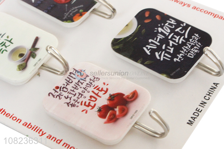 Hot Selling 4 Pieces Heavy Duty Sticky Hooks Wall Hooks