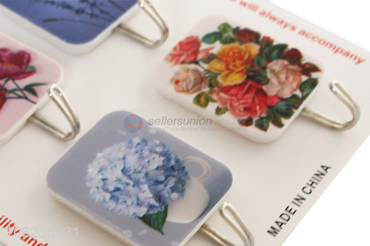 Hot Selling 4 Pieces Kitchen Bathroom Wall Hooks Sticky Hooks
