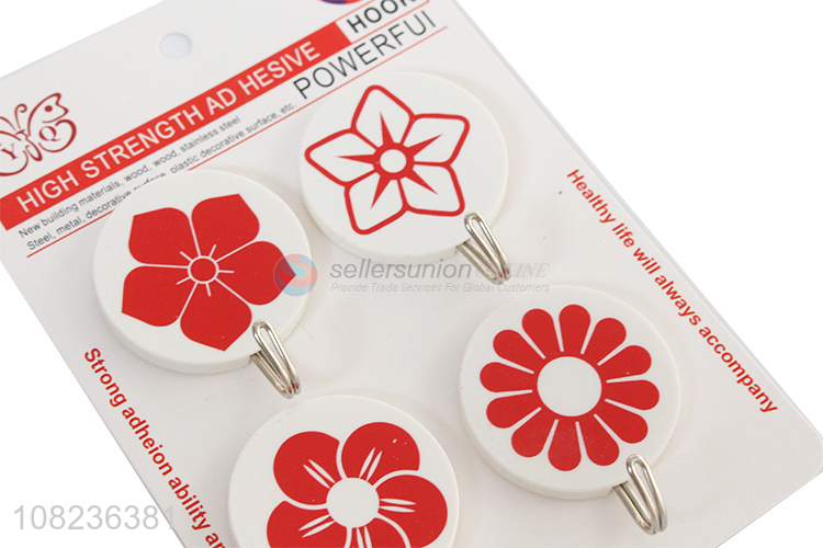 Good Price 4 Pieces Adhesive Hook Fashion Wall Hooks Set