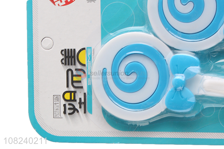 New Arrival Lollipop Shape Sticky Hook Decorative Wall Hooks