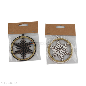 Yiwu market creative wooden pendant for christmas