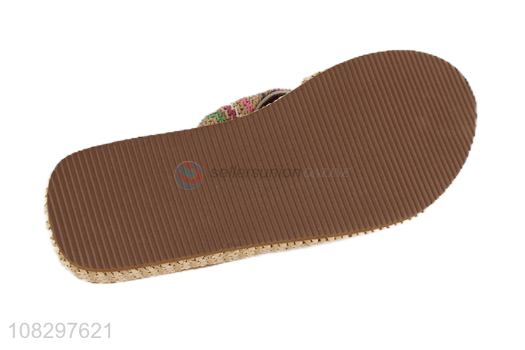Top selling summer outdoor women casual slippers fashion slippers