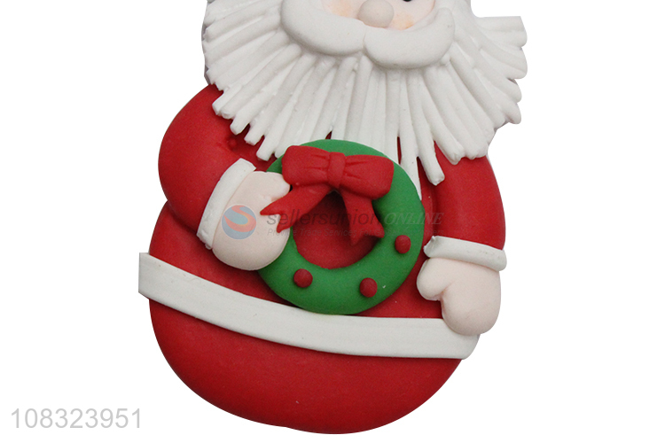 Best selling Christmas holiday decoration clay figurine ornaments