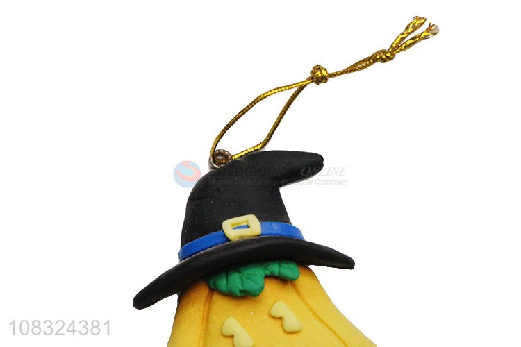 China supplier clay figurine ornaments Halloween tree ornaments