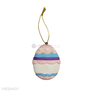 High quality Easter egg polymer clay ornaments for kids gifts